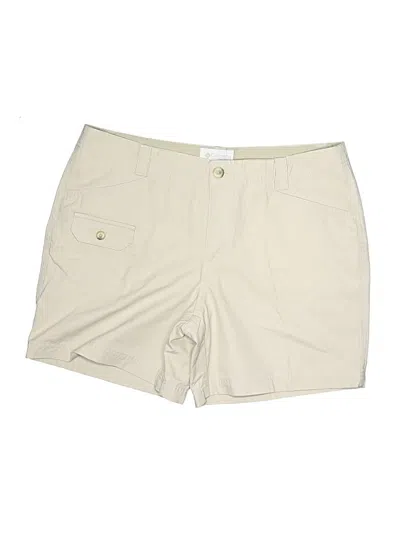 Pre-owned Columbia Khaki Shorts In Ivory