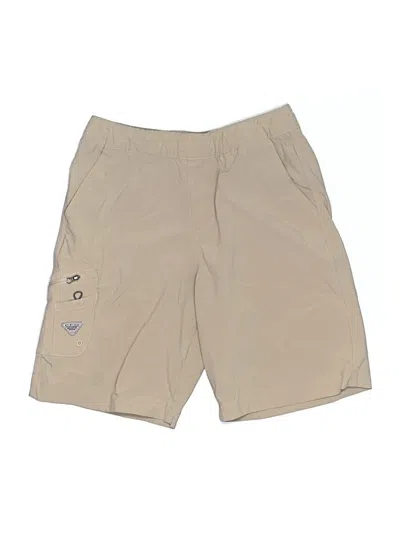 Pre-owned Columbia Kids' Khaki Shorts In Tan