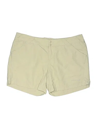 Pre-owned Columbia Khaki Shorts In Yellow