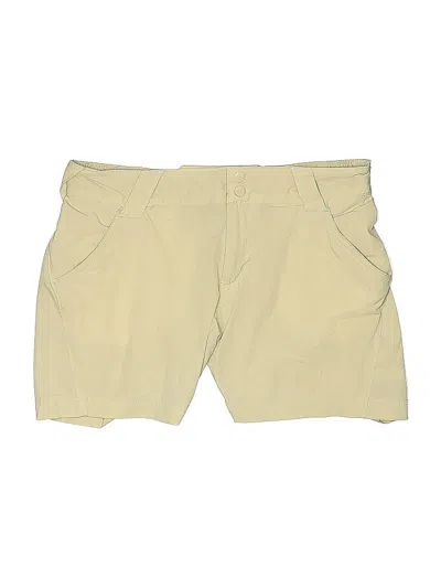 Pre-owned Columbia Khaki Shorts In Yellow