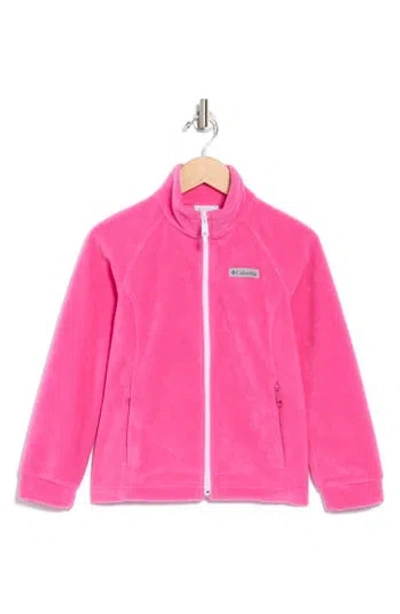 Columbia Kids' Berrey Ranch Fleece Jacket In Pink Ice