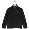 Columbia Mens Fleece Long Sleeve Jacket In Black