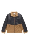 Columbia Kids' Birch Falls Ii Overlay Jacket In Black