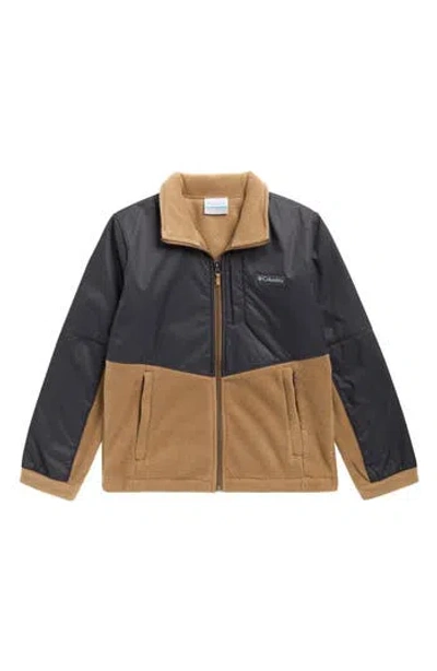 Columbia Kids' Birch Falls Ii Overlay Jacket In Black