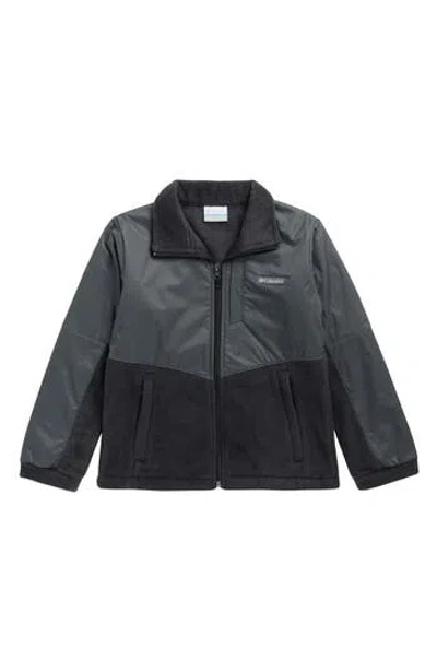 Columbia Kids' Birch Falls Ii Overlay Jacket In Black