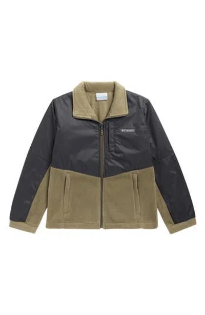Columbia Kids' Birch Falls Ii Overlay Jacket In Black