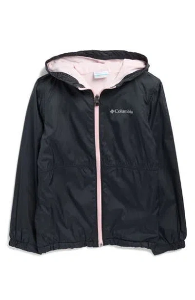 Columbia Kids' Center Ridge Ii Hooded Jacket In Blue