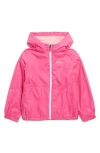 Columbia Kids' Center Ridge Ii Hooded Jacket In Pink Ice/pink