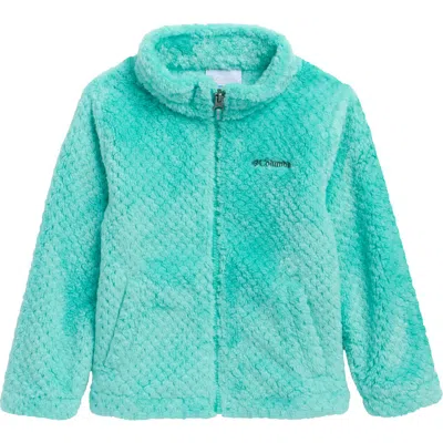 Columbia Kids' Fire Side Fleece Jacket In Dolphin