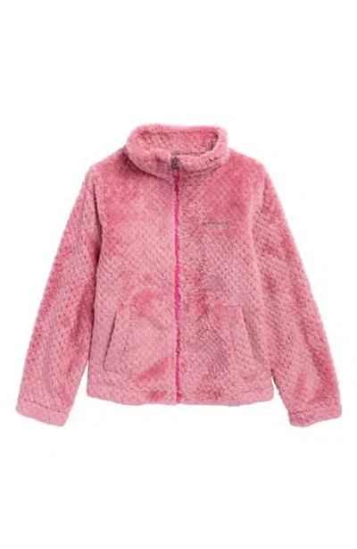 Columbia Kids' Fire Side Fleece Jacket In Rosette