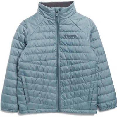 Columbia Kids' Hunter Cove Fleece Lined Puffer Jacket In Metal