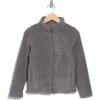 Columbia Kids' Thornhead Faux Shearling Jacket In City Grey