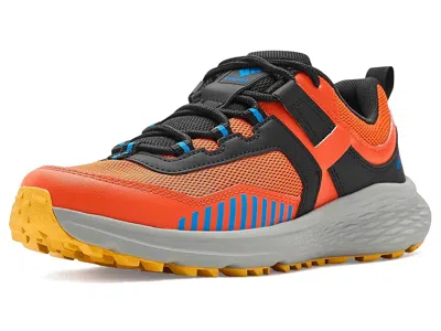 Columbia Konos Low (little Kid/big Kid) Kid's Shoes Tangy Orange/compass Blue : 3 Little Kid M, Canvas/textil