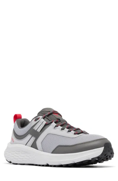 Columbia Konos™ Low Water Resistant Hiking Shoe In Steam/mountain Red