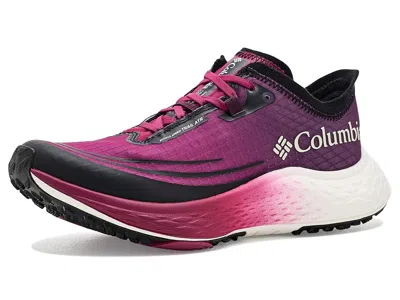 Columbia Konos Speed Trail Atr Women's Running Shoes Wine Berry/black Cherry: 8.5 B - Medium In Pink