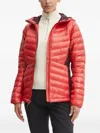 Columbia Labyrinth Loop Hooded Quilted Jacket In Red
