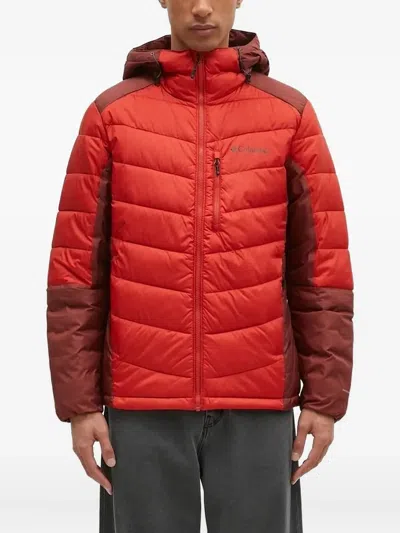 Columbia Labyrinth Loop™ Ii Hooded Chevron-quilted Jacket In Red