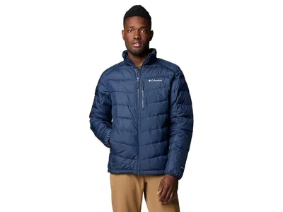 Columbia Labyrinth Loop Ii Jacket Men Navy Omni-heat Full Zip Outdoor Asm180 In Blue