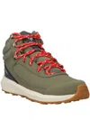 Columbia Lace-up Mesh Panelled Boots In Green
