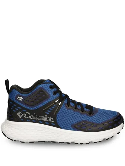 Columbia Lace-up Mesh-panelled Sneakers In Blue
