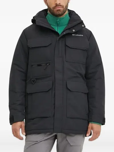 Columbia Landroamer™ Ii Hooded Flap-pocket Jacket In Black