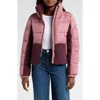 Columbia Leadbetter Point™ Ii Hybrid Crop Puffer Jacket In Fig/moonvista