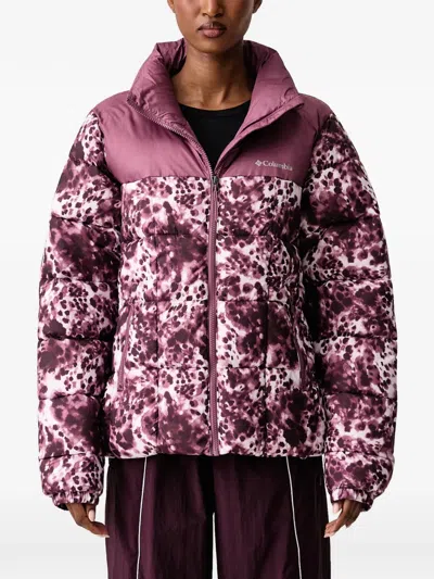 Columbia Leopard-print Puffer Jacket In Multi