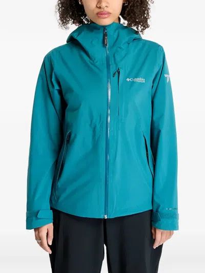 Columbia Logo-print Jacket In Blue