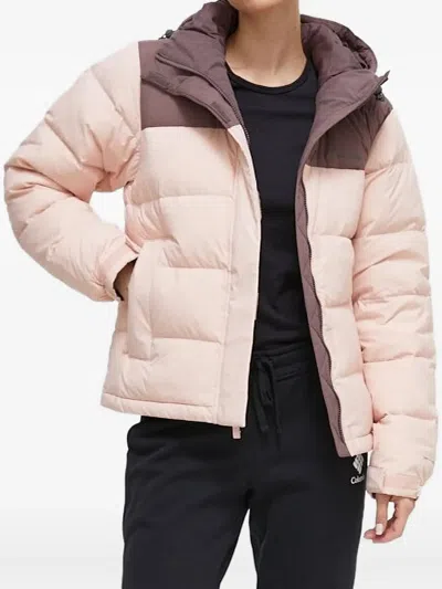 Columbia Logo-print Padded Jacket In Pink