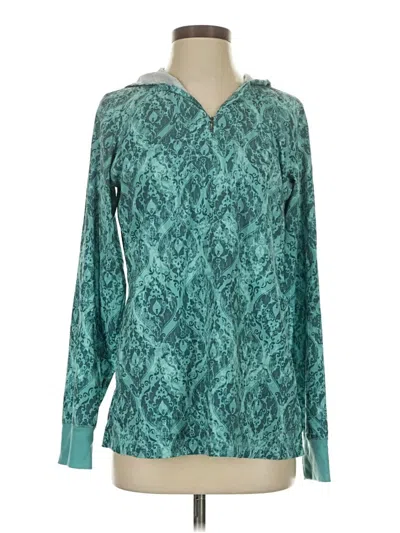 Pre-owned Columbia Long Sleeve Blouse In Blue