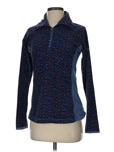 Pre-owned Columbia Long Sleeve Blouse In Blue