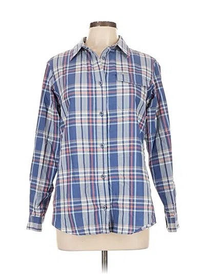 Pre-owned Columbia Long Sleeve Button Down Shirt In Blue