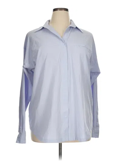 Pre-owned Columbia Long Sleeve Button Down Shirt In Blue