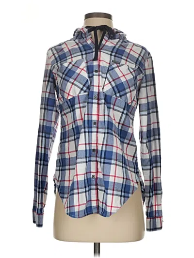 Pre-owned Columbia Long Sleeve Button Down Shirt In Blue