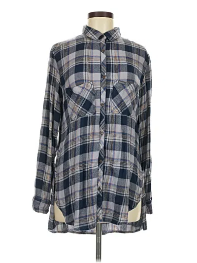 Pre-owned Columbia Long Sleeve Button Down Shirt In Blue