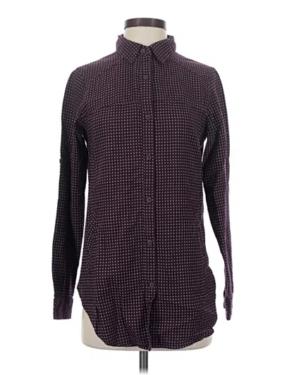 Pre-owned Columbia Long Sleeve Button Down Shirt In Burgundy