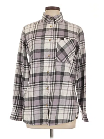 Pre-owned Columbia Long Sleeve Button Down Shirt In Gray