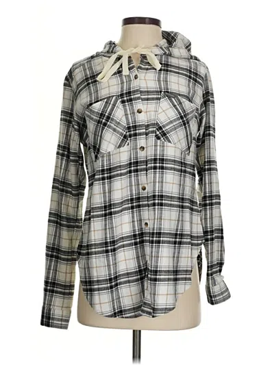 Pre-owned Columbia Long Sleeve Button Down Shirt In Gray
