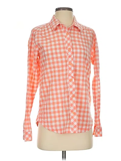 Pre-owned Columbia Long Sleeve Button Down Shirt In Orange