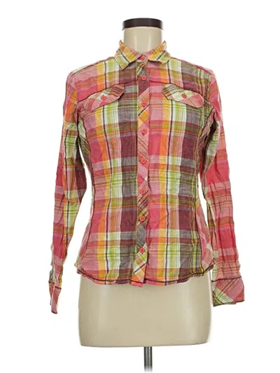 Pre-owned Columbia Long Sleeve Button Down Shirt In Pink
