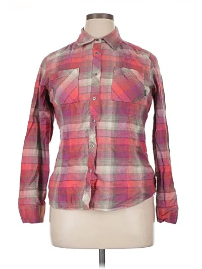Pre-owned Columbia Long Sleeve Button Down Shirt In Pink