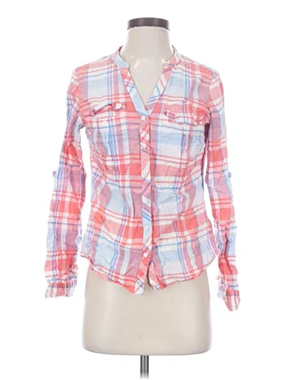 Pre-owned Columbia Long Sleeve Button Down Shirt In Pink