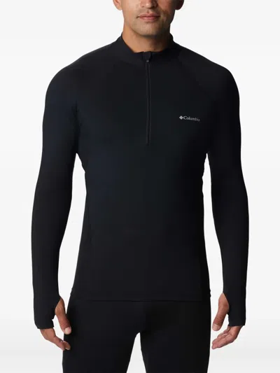 Columbia Long-sleeve Half-zip Top In Black