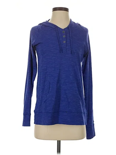 Pre-owned Columbia Long Sleeve Henley Shirt In Blue