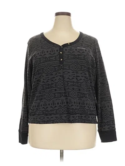 Pre-owned Columbia Long Sleeve Henley Shirt In Gray