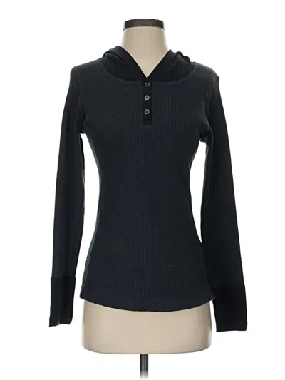 Pre-owned Columbia Long Sleeve Polo Shirt In Black