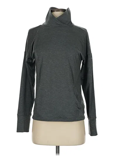 Pre-owned Columbia Long Sleeve Top Gray Turtleneck Tops