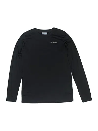 Pre-owned Columbia Kids' Long Sleeve T-shirt In Black