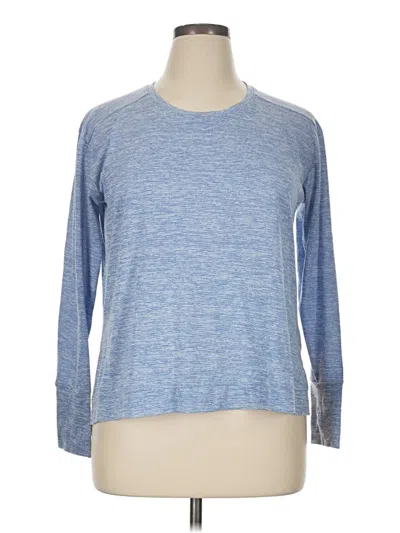 Pre-owned Columbia Long Sleeve T-shirt In Blue
