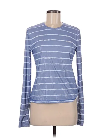 Pre-owned Columbia Long Sleeve T-shirt In Blue